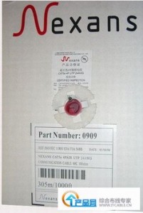 耐克森NEXANS LANmark-5超五類非屏敝網(wǎng)線N0909 耐克森NEXANS LANmark-5超五類非屏敝網(wǎng)線N0909