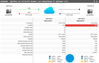 福祿克 FLuke TrueView 先進的Voip分析功能