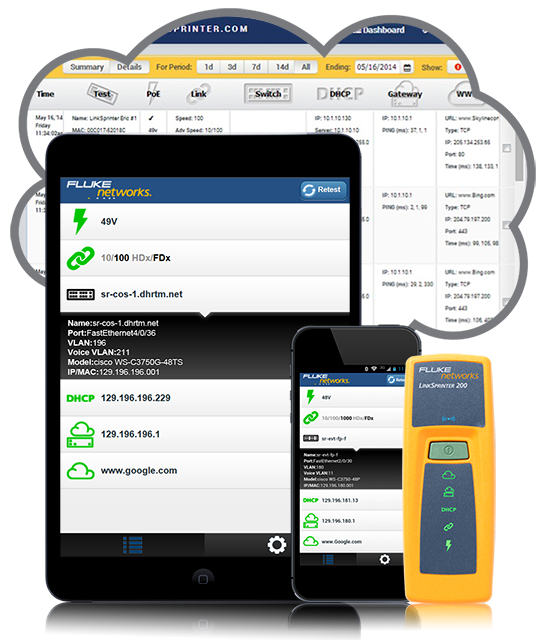福祿克Linksprinter 上傳報告到手機(jī)
