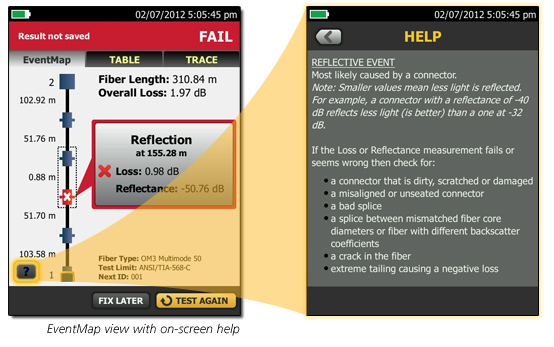 福祿克Fluke OFP-100-M幫助界面 福祿克Fluke OFP-100-M幫助界面