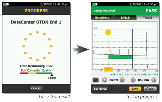福祿克OFP-100-M測試界面 福祿克OFP-100-M測試界面