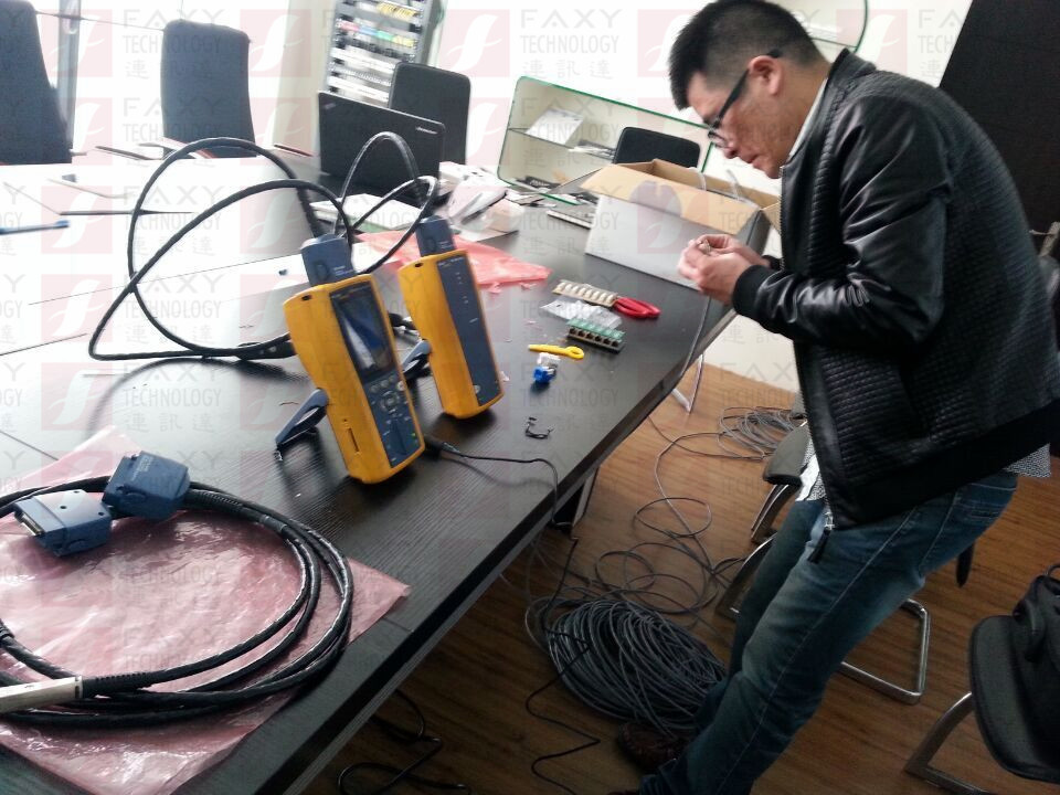 福祿克DTX-1200現場培訓圖片