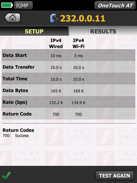 福祿克FLuke Onetouch at 1T-1000,1T-2000,1T-3000測試IGMP 福祿克FLuke Onetouch at 1T-1000,1T-2000,1T-3000測試IGMP