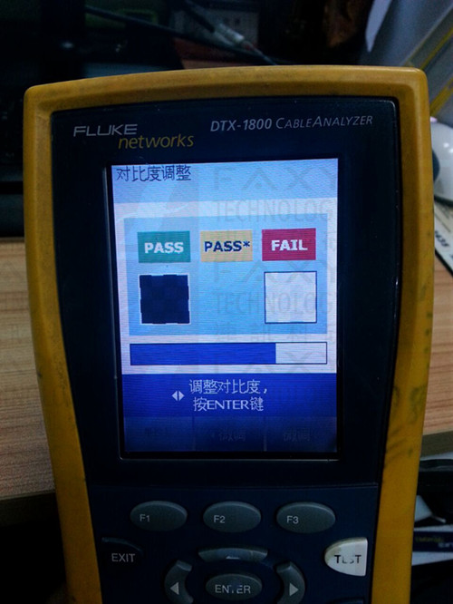 福祿克DTX-1800對比度清晰 福祿克DTX-1800對比度清晰