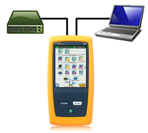 福祿克1T-3000與電腦連接示例 福祿克1T-3000與電腦連接示例