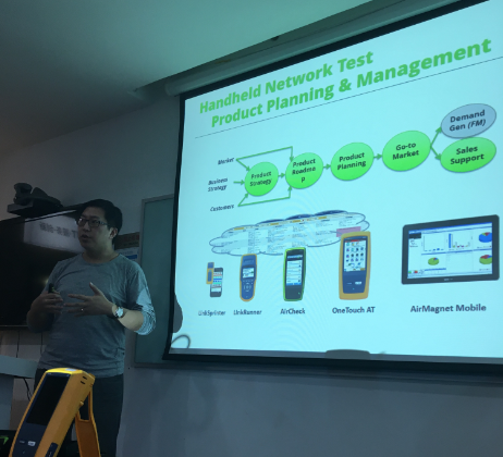 NETSCOUT亞太區技術顧問 白晴 為大家講解產品 NETSCOUT亞太區技術顧問 白晴 為大家講解產品