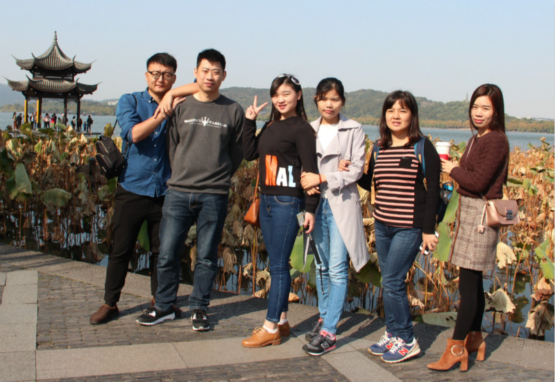 深圳連訊達西湖合影